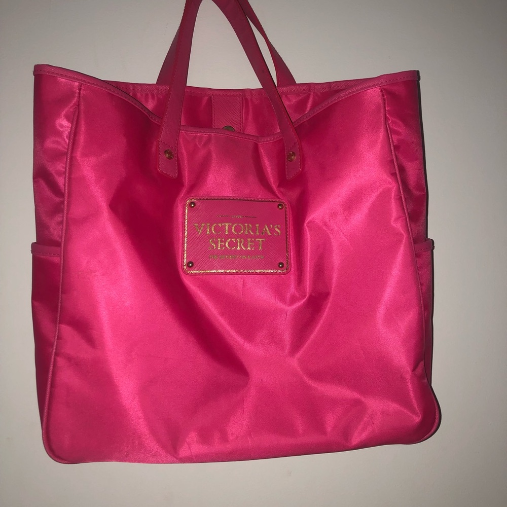 Pink Victoria’s Secret bag